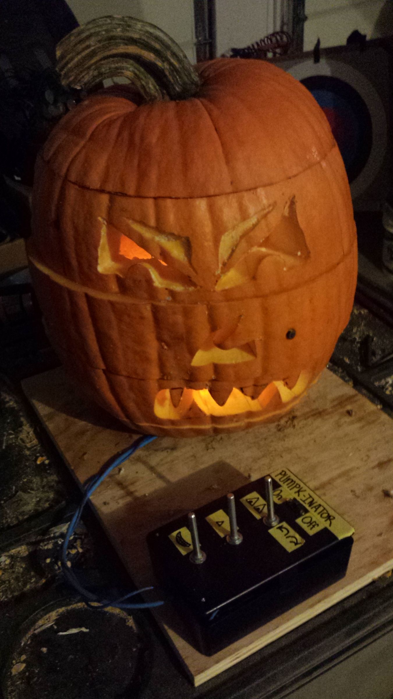 27 Faced Rotating Pumpkin