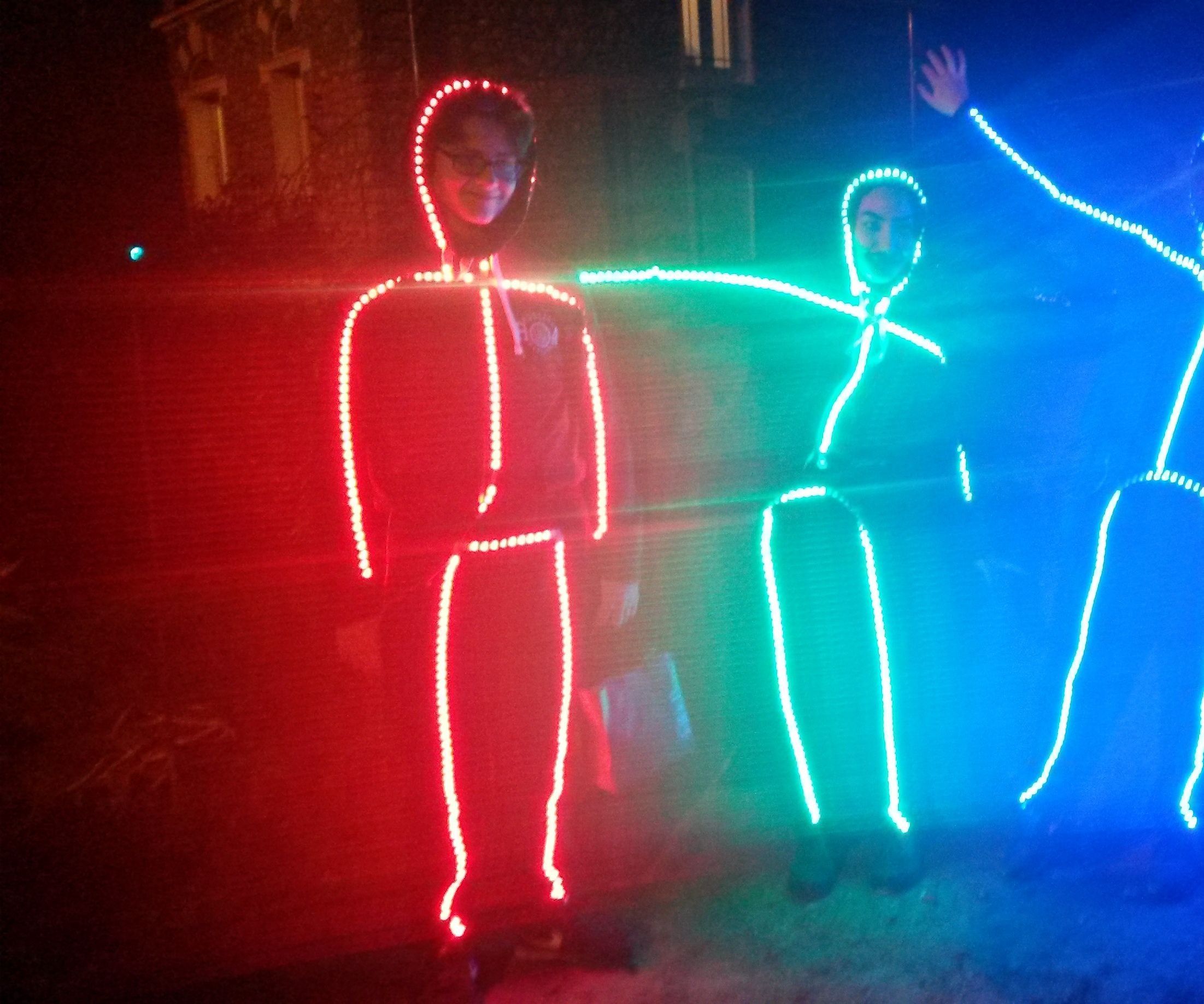 LED Glasses and Costume