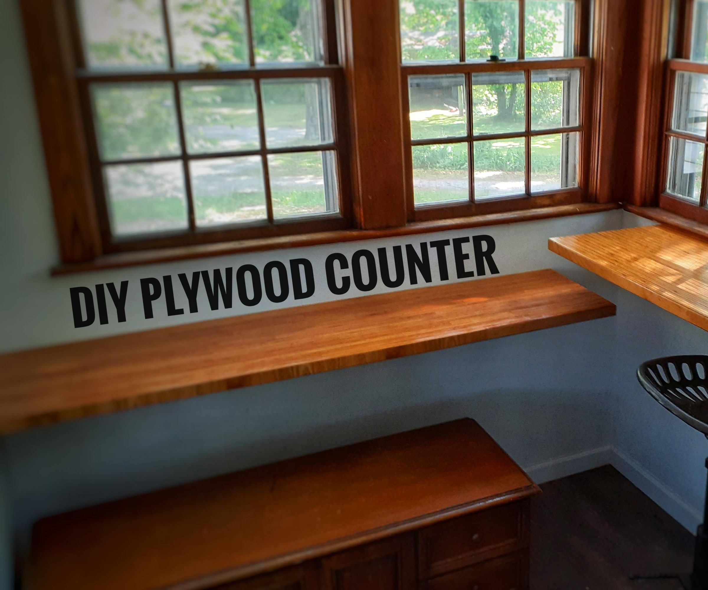 Making a Counter From Plywood Scraps