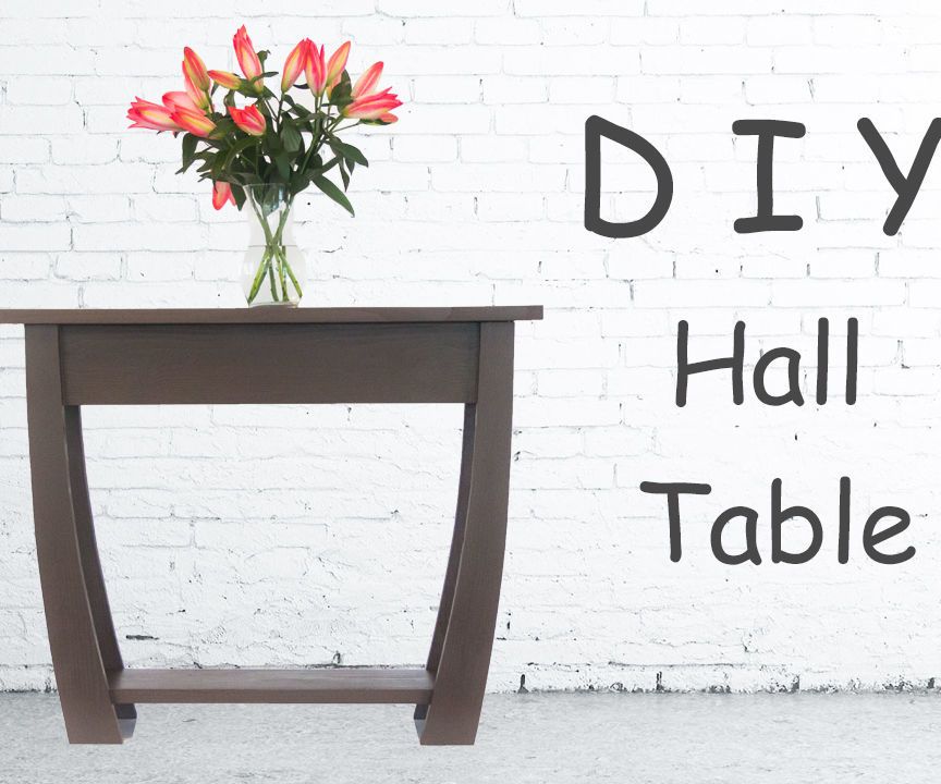 DIY Hall Table