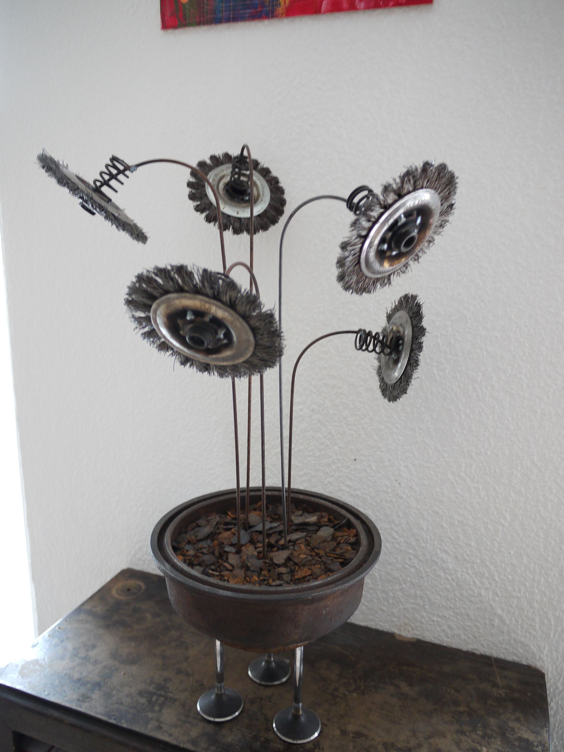 Full Metall Everlasting Flowerpot, Steampunkers Valentine, FULLMETALPLANT