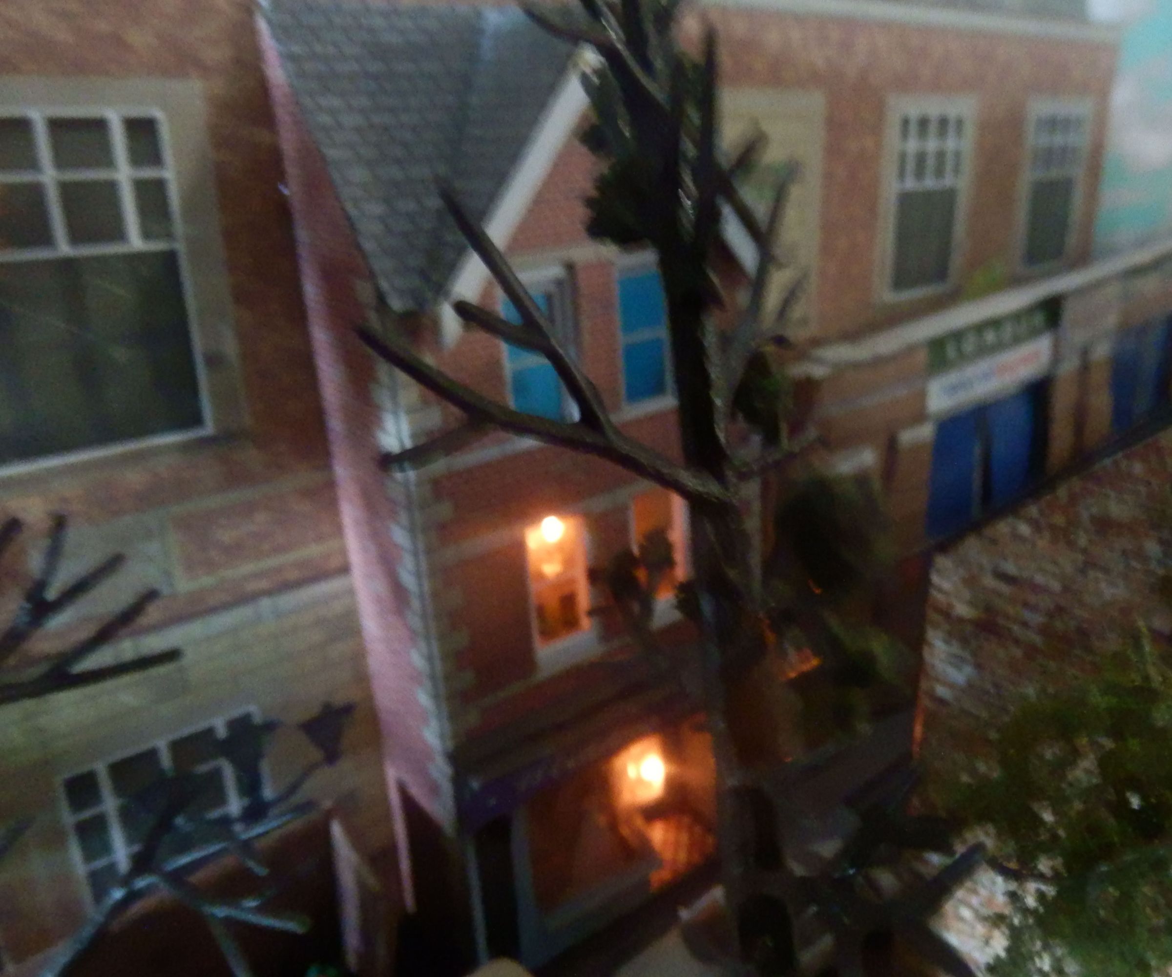 Model Buildings With Lights by Paul Fast Post