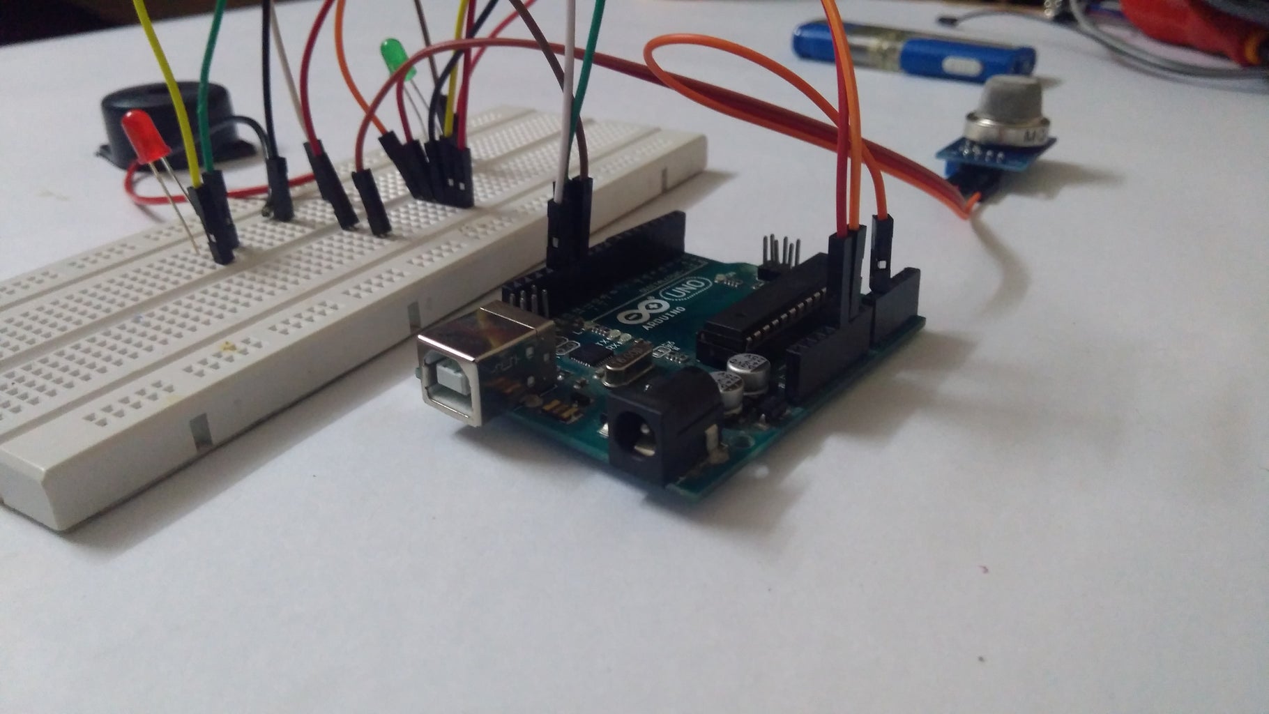 Gas Sensor Using Arduino