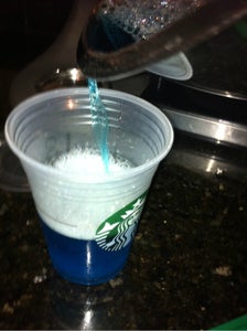 Coffee Cup Bubbles Dispenser With Straw Wand