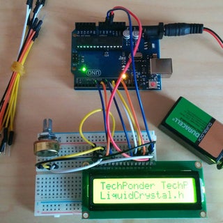 How to Interface LCD (16X2) to Arduino - Instructables