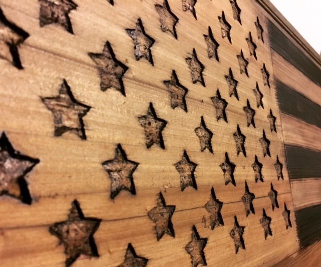 2x4 American Flag Wall Art/coffee Table!!