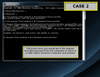 ERROR --  It Happens a Lot Using "COMMAND PROMPT" - for Me at Least