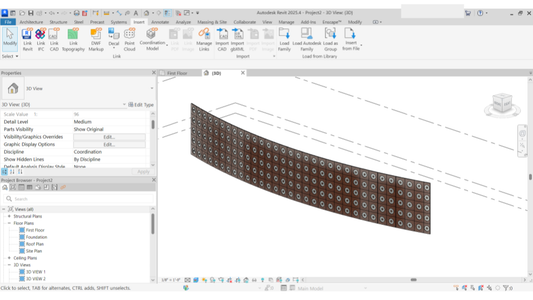 Create a Curtain Wall & Import Panels