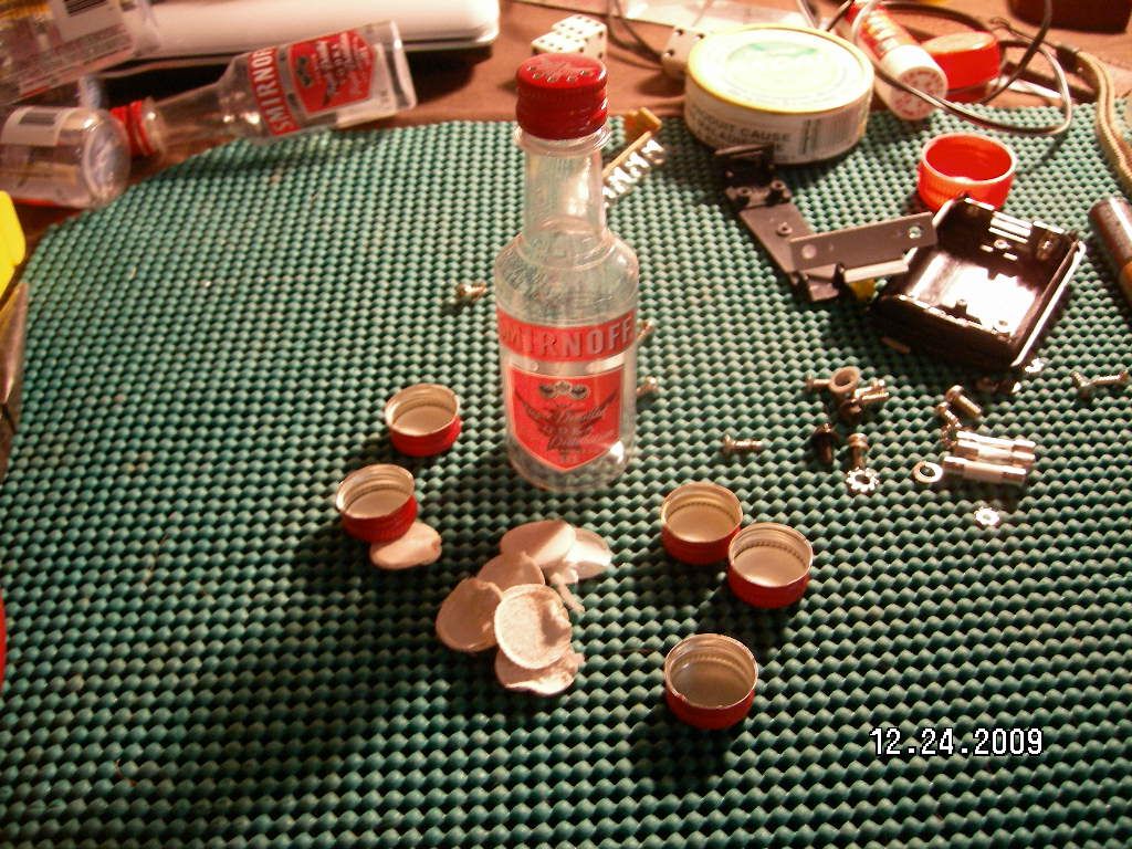 Recycle Those Airline Shots Into Salt and Pepper Shakers