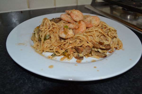 Pad Thai With Prawns
