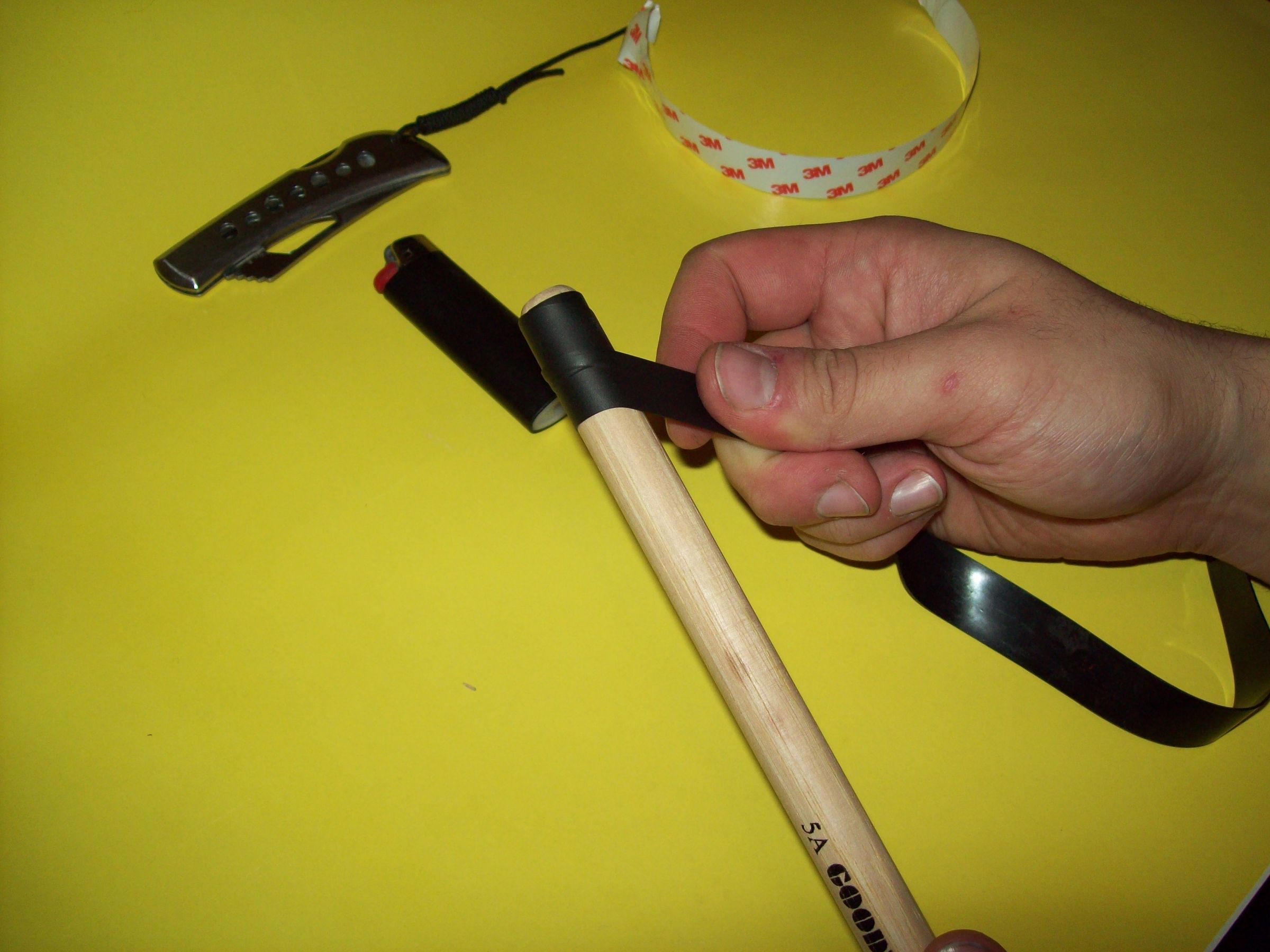 Cheap Drumstick Tape and Drum Gloves 4 Steps Instructables