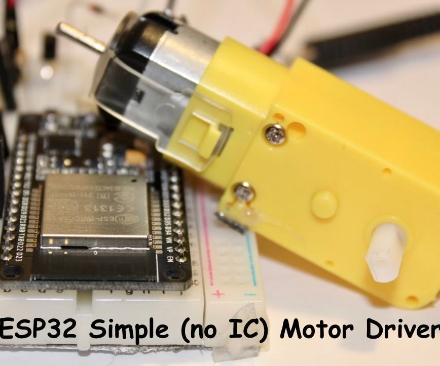 ESP32: DIY Motor Driver With ESP32 Controller