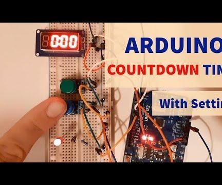 Arduino Countdown Timer With Settings
