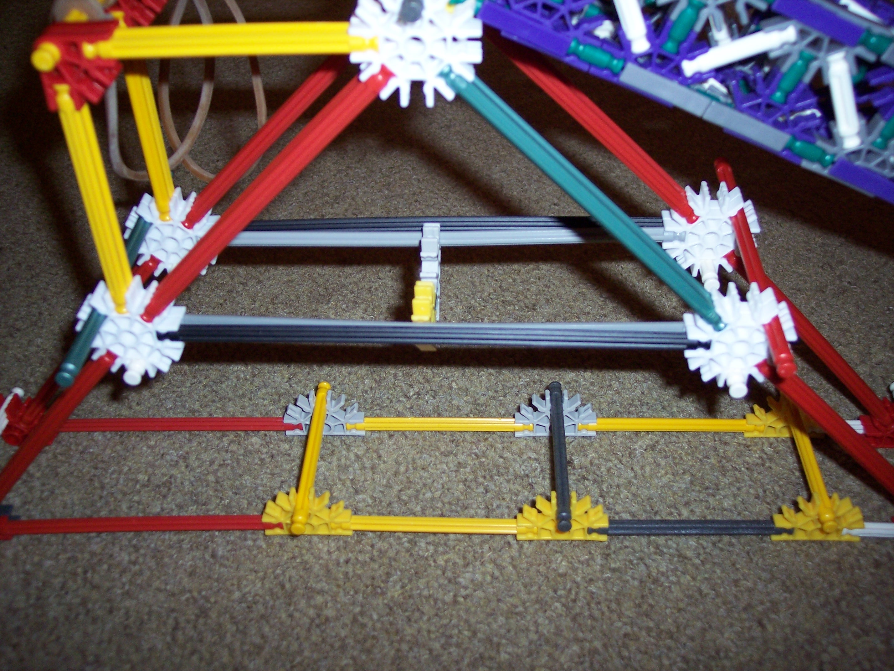 Knex Table Top Catapult 6 Steps Instructables
