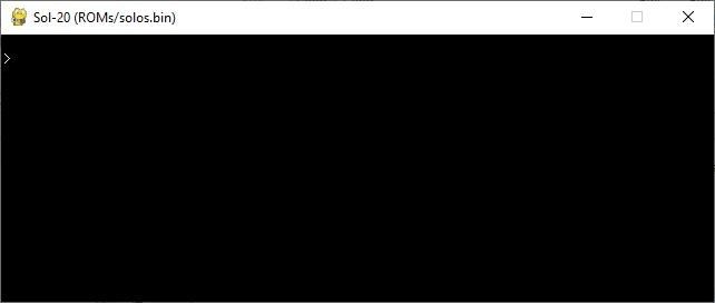 Running the Sol-20 Emulator