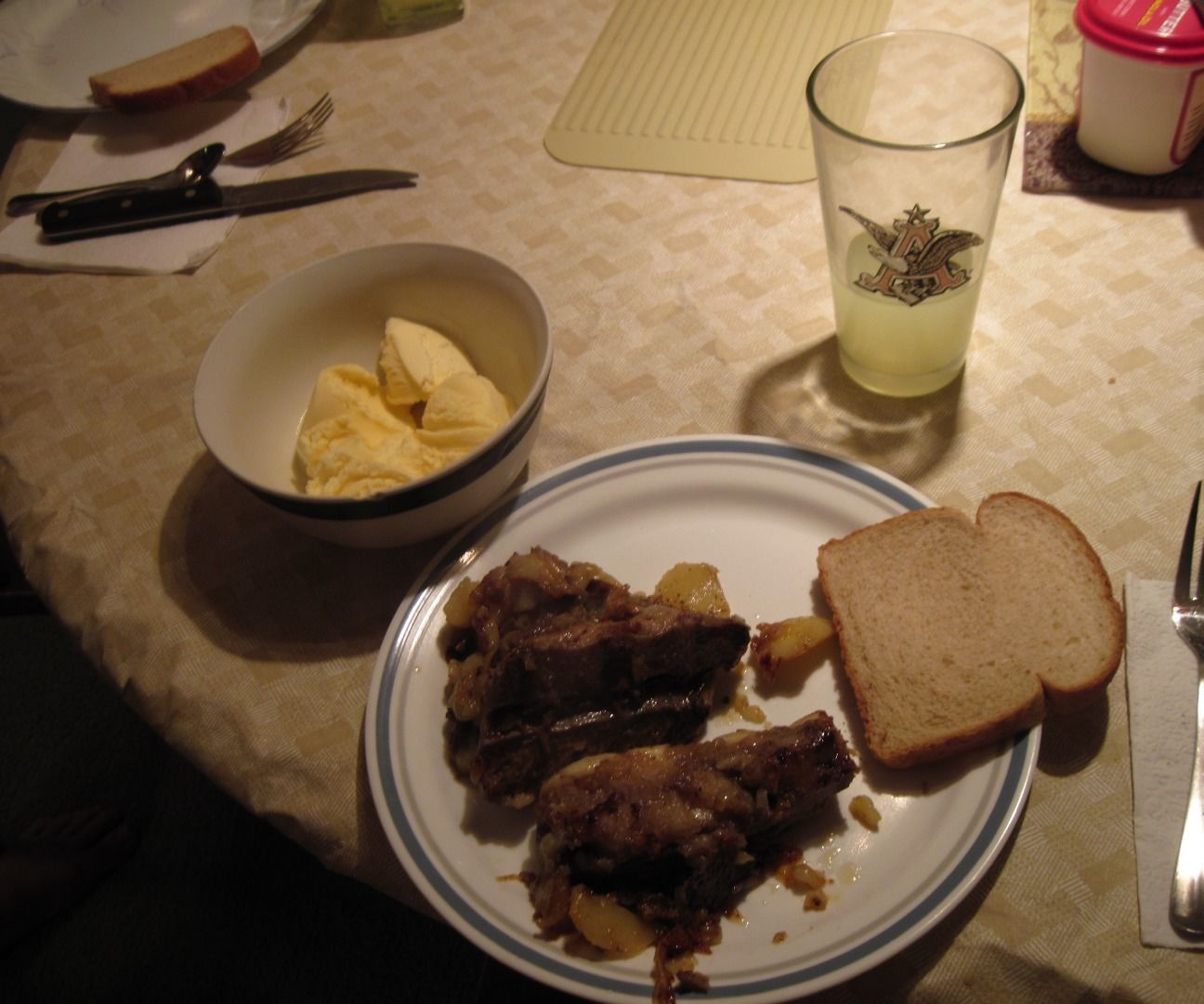 Cheap and Delicious Meat Salad Made of Neck Bones or Pork Hocks