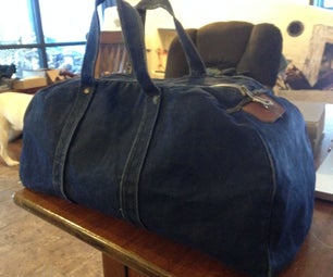 Vintage Waxed Canvas Bag