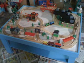 Simple Train Table Thomas Train Table Plans Ana White | Mom's Train Table Our Version