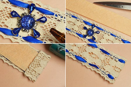 Add Felt and More Beads to the Lace Pattern