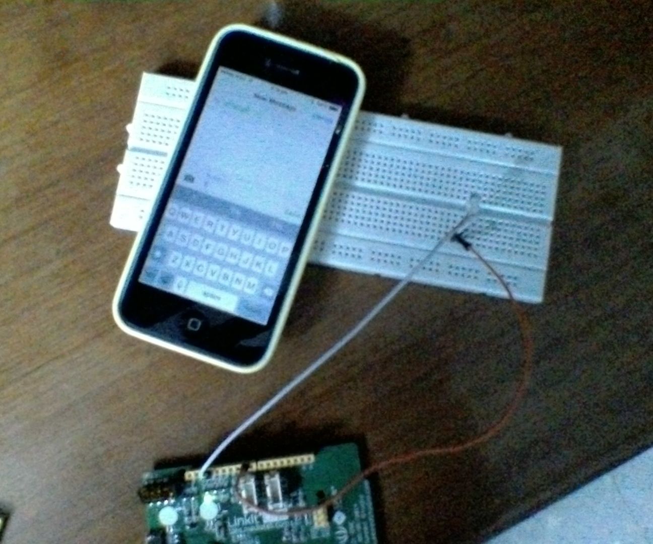 LinkitONE SMS powered LED