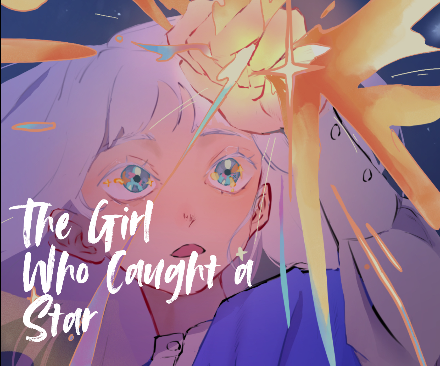 The Girl Who Caught a Star - Digital Art Project