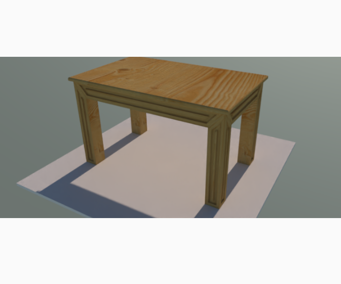 How to Design a One Piece Table Using 3D CAD Software
