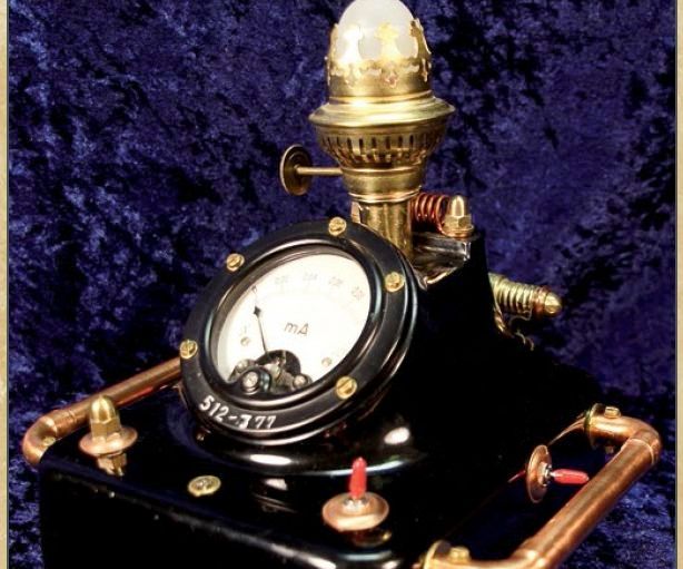 Steampunked Lightning Detector"Jupiter"