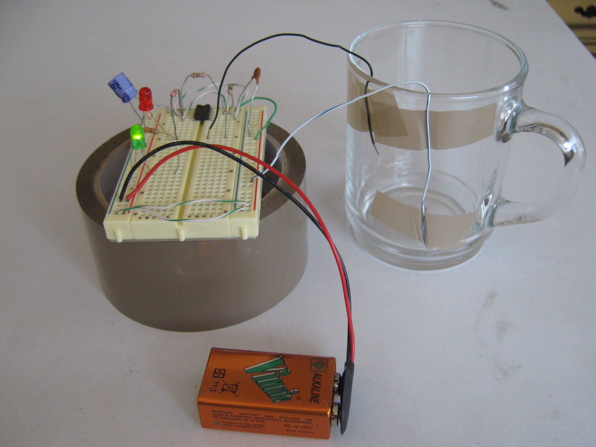 Simple Water Level Detector Using a LM555 in Astable Mode: : 23 Steps ...