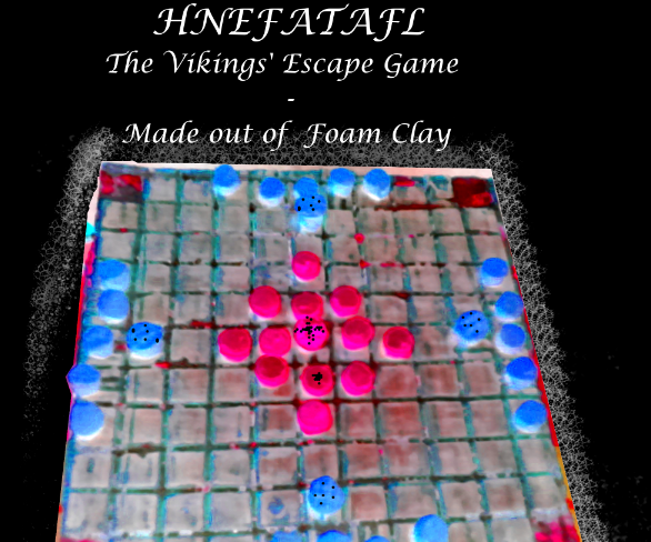 DIY: Make a Hnefatafl, the Vikings' Chessboard Game, As a Travelling Board Version Out of Foam Clay