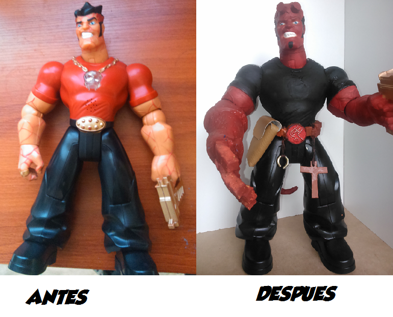 action man to Hellboy