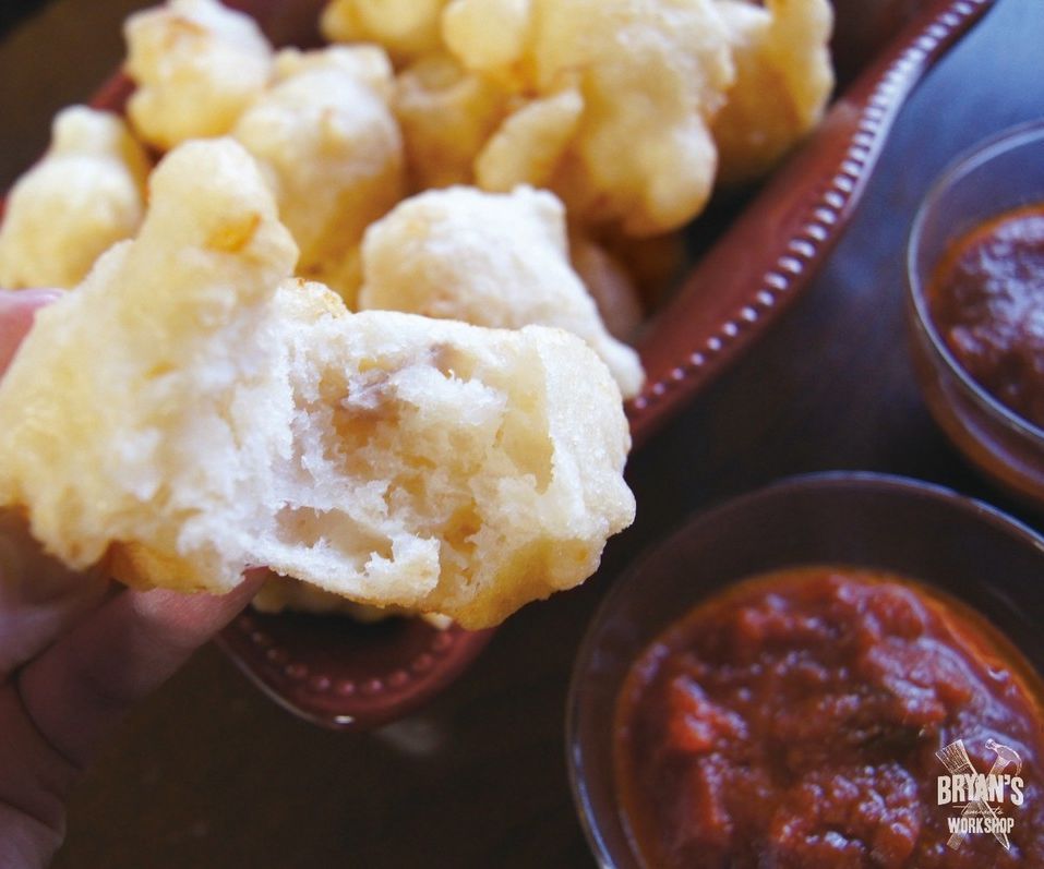 Grandma's Salt Cod Fritters and Anchovy Sauce!