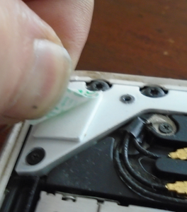 Positioning the Double Sided Tape