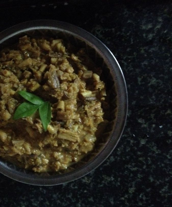 Plantain flower kootu recipe(indian)