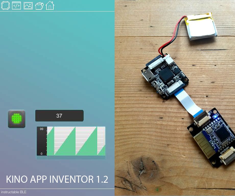 Kino App Inventor 1.2 and BLE (Bluetooth Low Energy) + Xadow