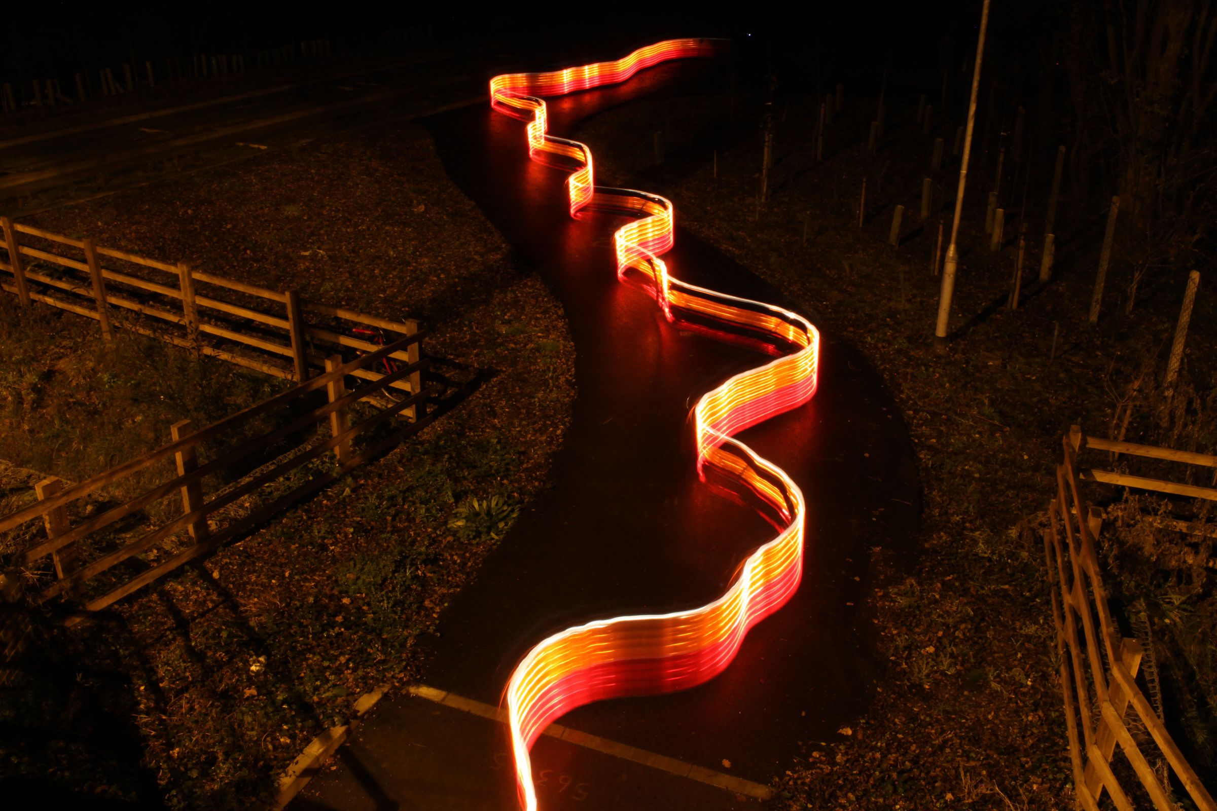 Recreating TRON: Legacy - Custom digital art with a bicycle