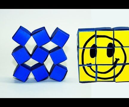 DIY Crafts Ideas Project - How to Make the Origami Moving Cubes - Magic Trick / DIY Beauty and Easy
