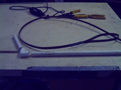 Straighten Banding, Cut PVC Pipe to Length