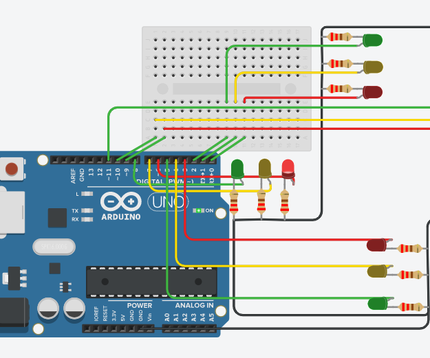 Arduino Traffic Light Controller 4-Way 3 - Instructables