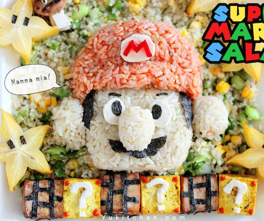 Super Mario Vegan Salad 