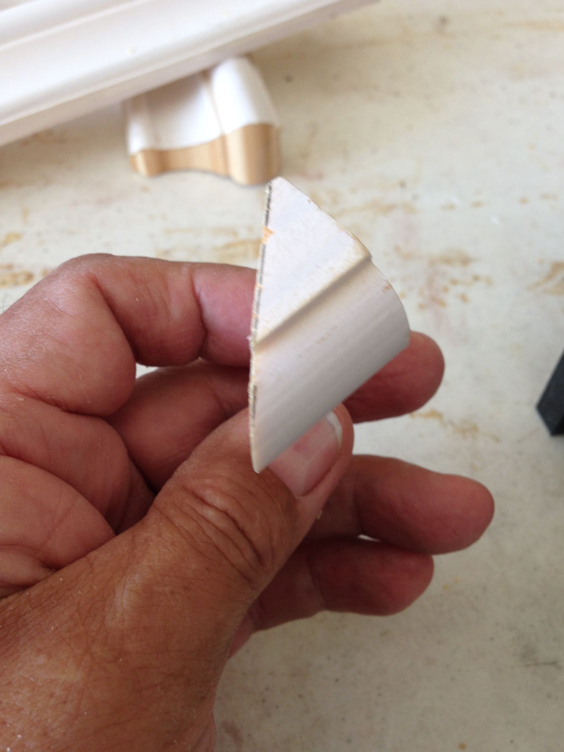 Chair Rail End Created at Round Rock Tech Shop 5 Steps Instructables