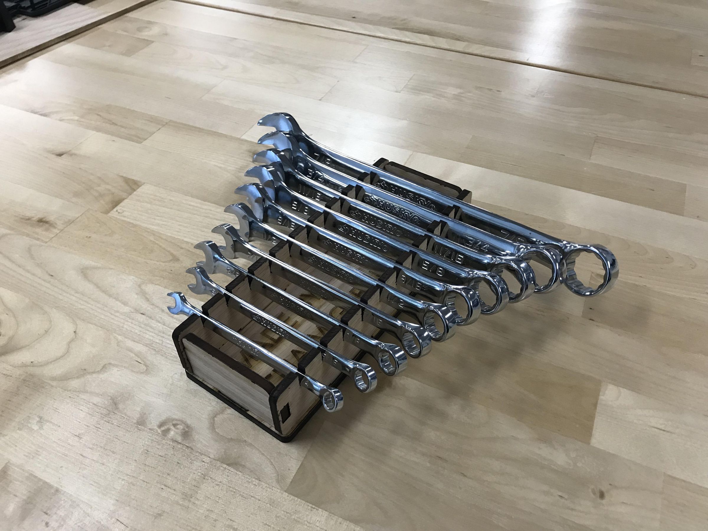 Easy Laser Cut Organizing Wrench Box 13 Steps (with Pictures