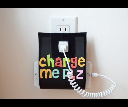 DIY Charging Cell Phone Holder 