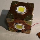 Remote Controlable LED Grenade 6x100-150W