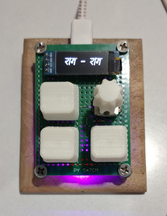 DIY RP2040 Macropad with OLED and Encoder