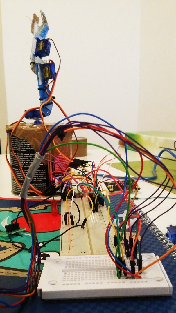 Cheap Programmable Arduino Robotic Arm : 6 Steps (with Pictures ...
