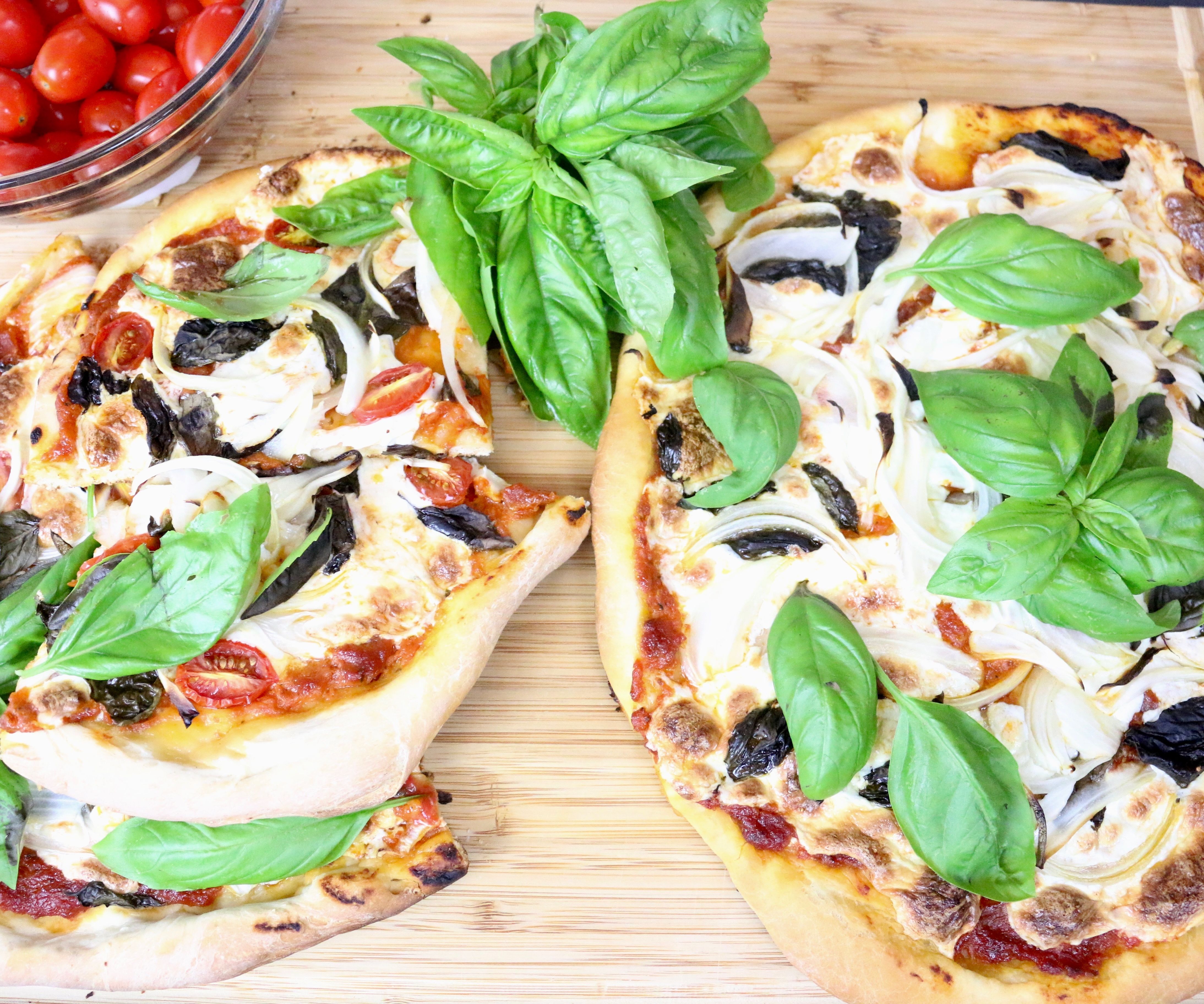 Beginner's Homemade Rustic Pizza