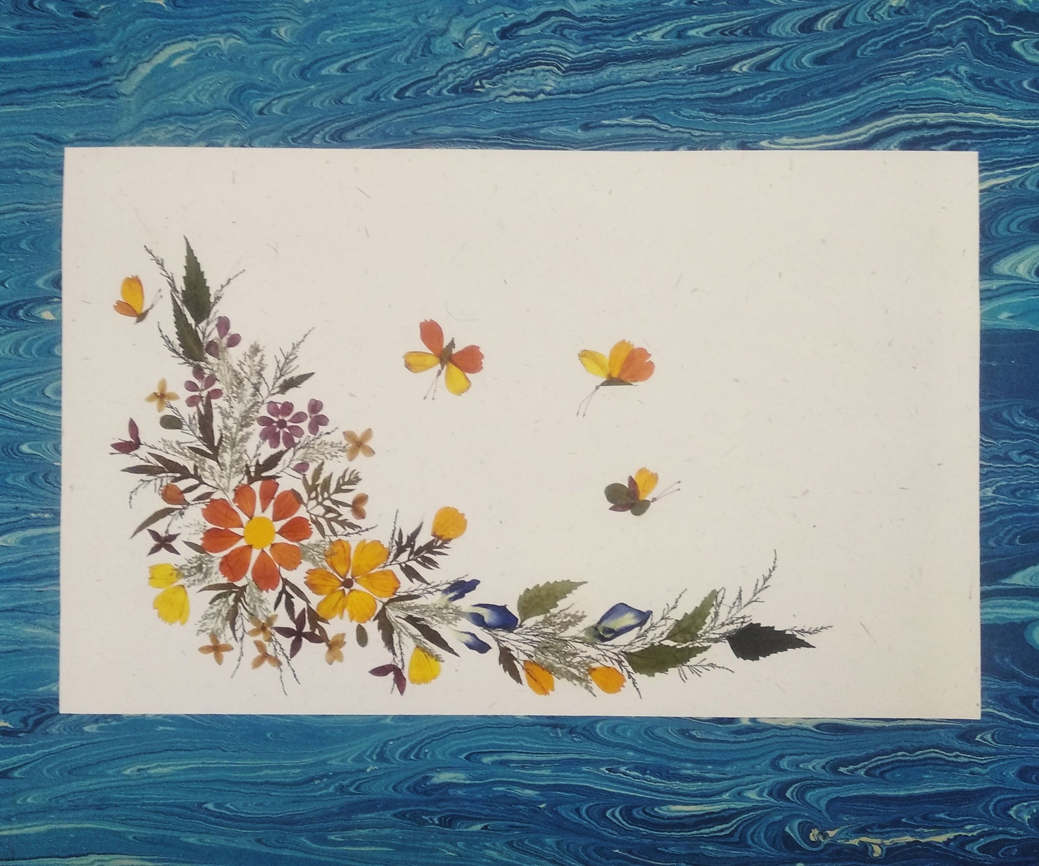 Dry Flower Art 4 Steps (with Pictures) Instructables