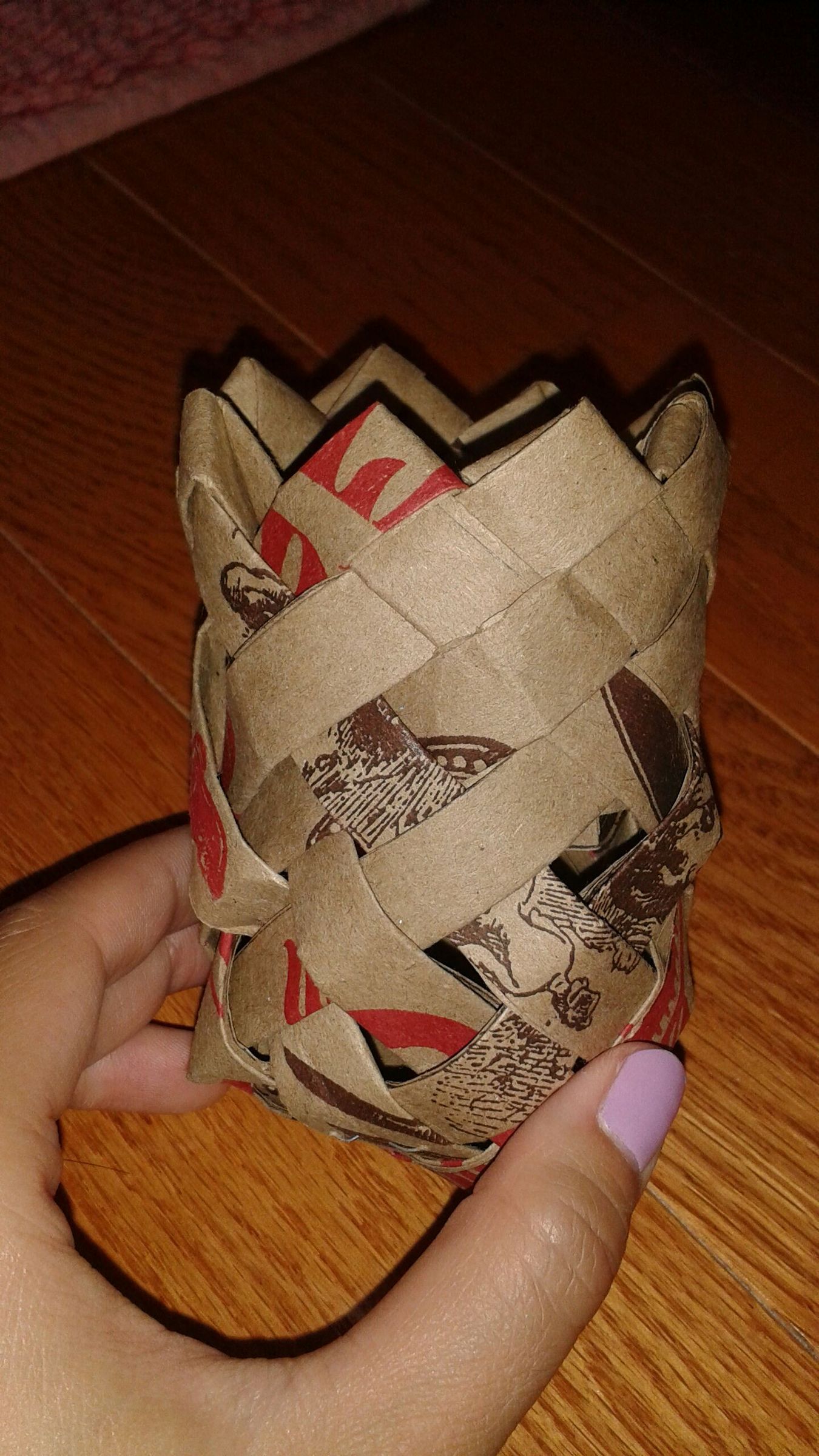 DIY Recycled Paper Baskets 7 Steps (with Pictures) Instructables