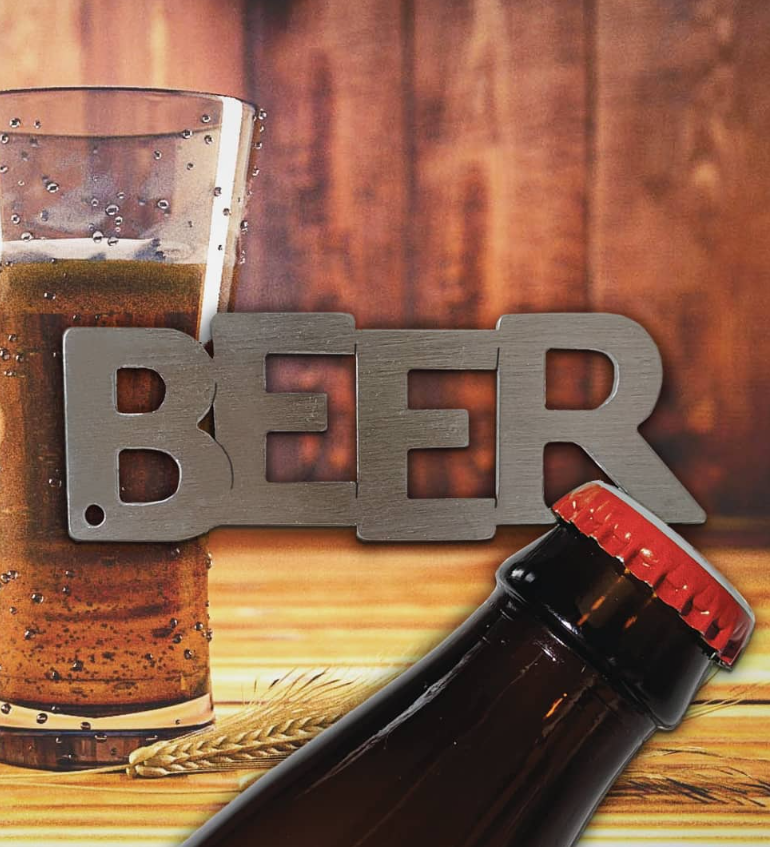 Laser Cut Metal Beer Openers