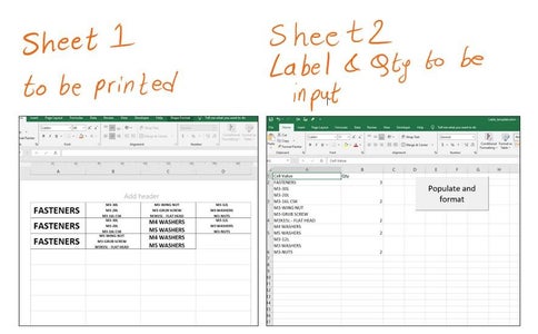 Printing and Aligning the Labels